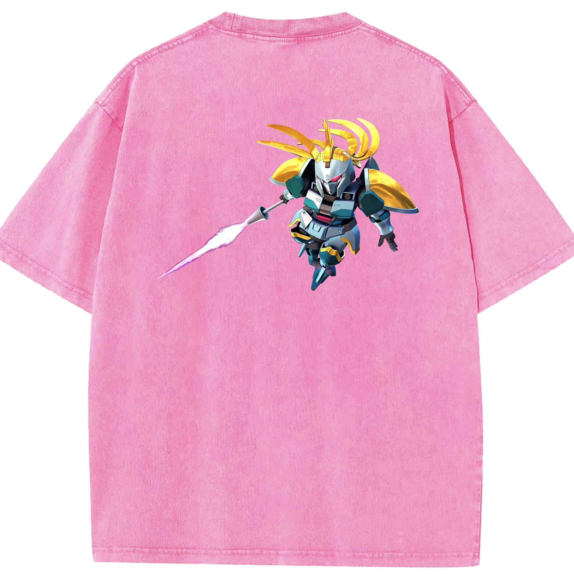 （画像用） 機動戦士ガンダム Mobile Suit Gundam 綿100% ヴィンテージ風 半袖Tシャツ（背面プリント）